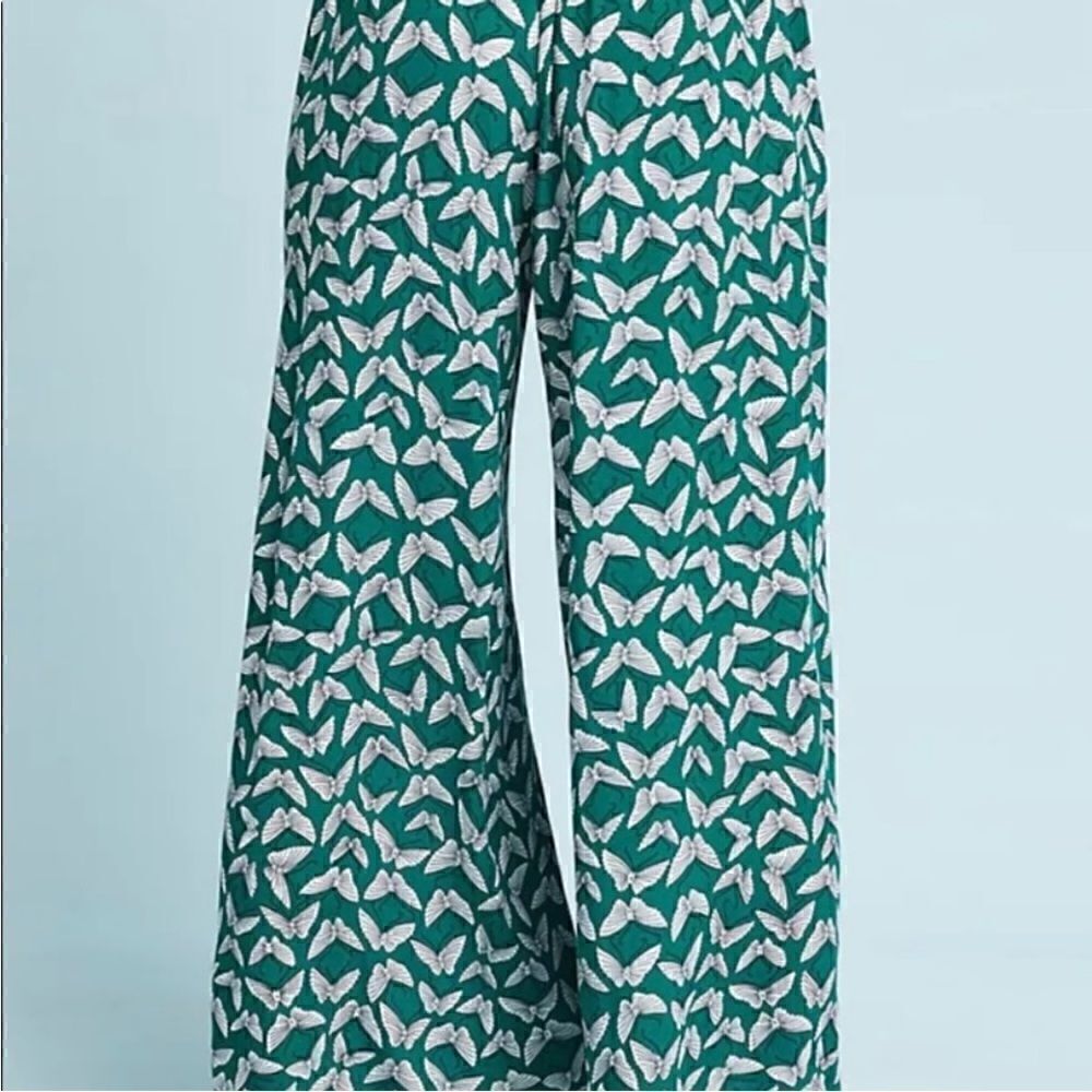 Maeve butterfly wide leg pants - Picture 4 of 10